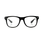 Okulary zerówki nerdy kujonki Czarne