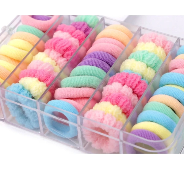 Gumki do włosów w pudełeczku Mix Kolorów